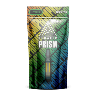 Prism 1G vape cartridge - hybrid premium delta 8 cannabis oil